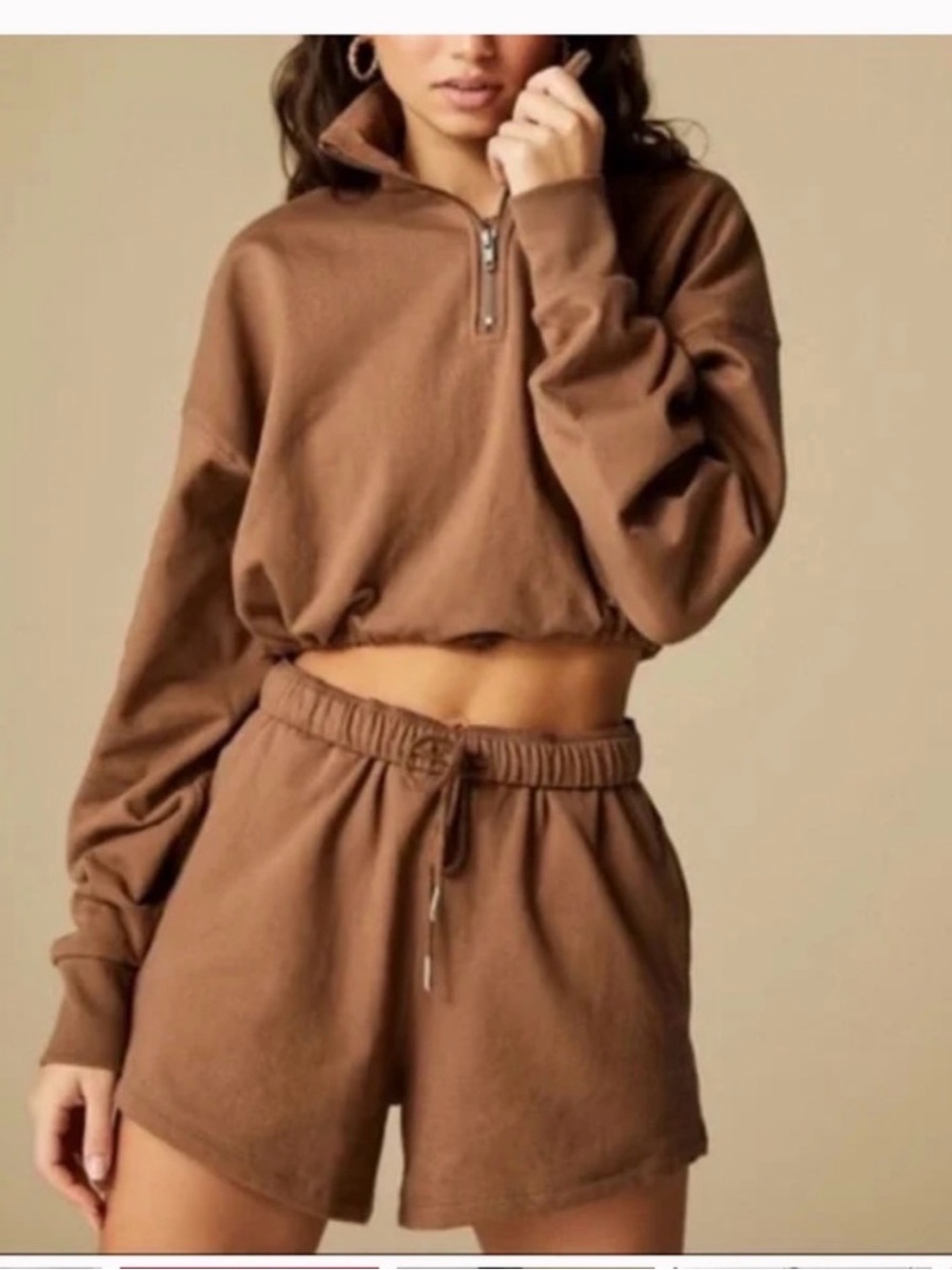 Tan Lines | cropped sweatshirt